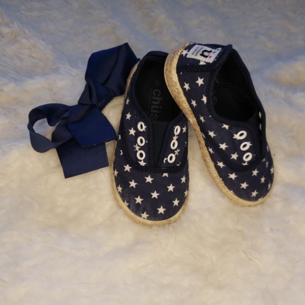 😍Pre-loved Chüs Star Printed Baby Shoes😍 - Picture 2 of 10